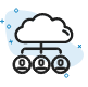An icon represent Communite Cloud - Salesforce services