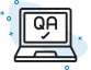An icon represent Test Quality Assurance