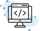 An icon represent Web Development Services